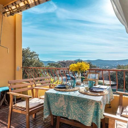 L'Odyssee Provencale, Un Duplex De Charme De 2 Chambres Au Pied Du Village Medieval De Bormes-Les-Mimosas, Offrant Des Prestations Haut De Gamme Et Une Superbe Vue Sur Le Massif Des Maures Esterno foto